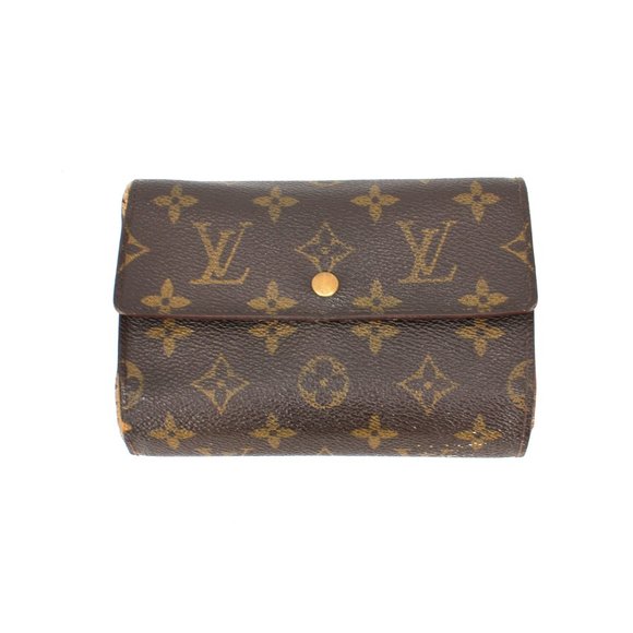 Louis Vuitton Brown Monogram Trifold Wallet